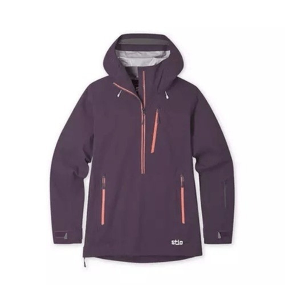 Stio Womens Environ XT Hooded Shell Jacket Huckleberry Jam Small NWT $429 MSRP